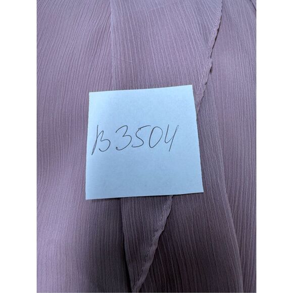David’s Bridal Strapless Chiffon Dusty Rose Short Dress Size 4 - Picture 15 of 15